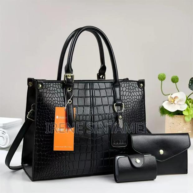 3in 1 Leather Handbag