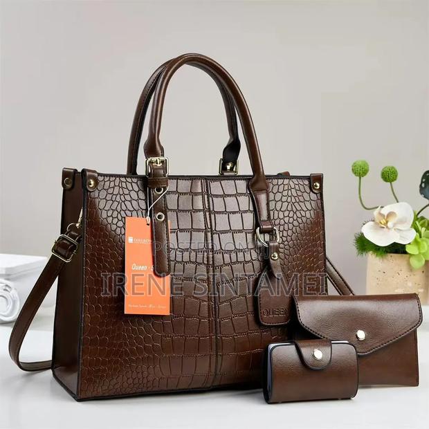 3in 1 Leather Handbag - thumbnail 2