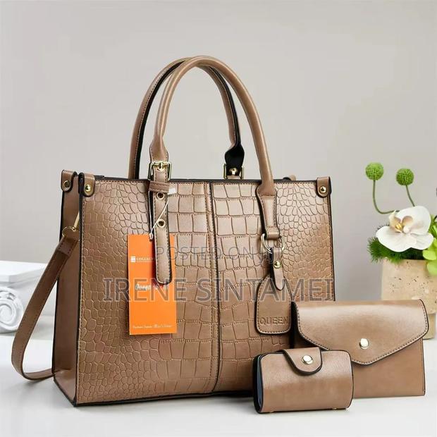 3in 1 Leather Handbag - thumbnail 6