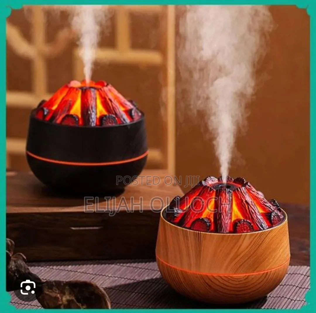 Charcoal Fire Humidifier 2.2w 300ml Tank 30-50ml/H Spray Now Available