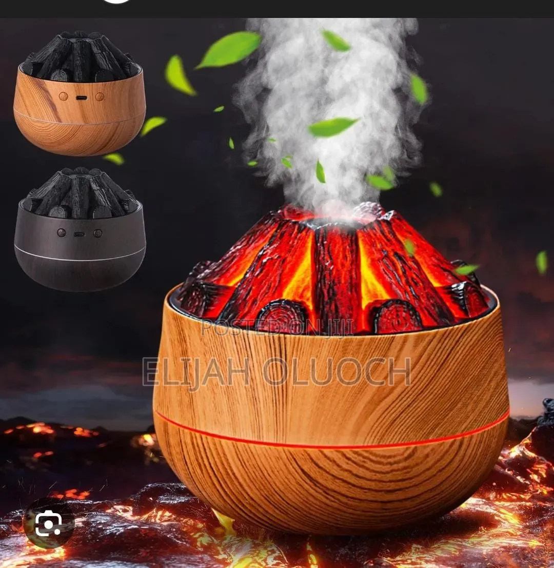 Charcoal Fire Humidifier 2.2w 300ml Tank 30-50ml/H Spray Now Available