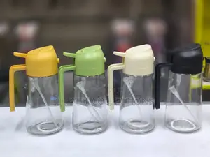 600 Ml 2 in 1 Glass Oil Jar With Spray Function