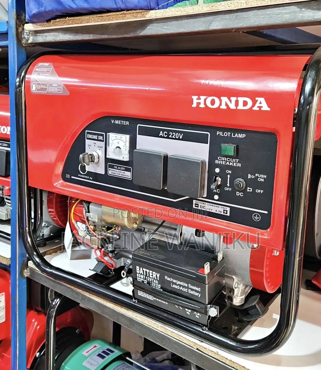 6.5kva Brand New Honda Generator/ Key Start Honda Generator 6.5kva