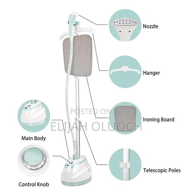 Silver Crest Dc-609 2000w Garment Steamer Stand Now Available - thumbnail 2