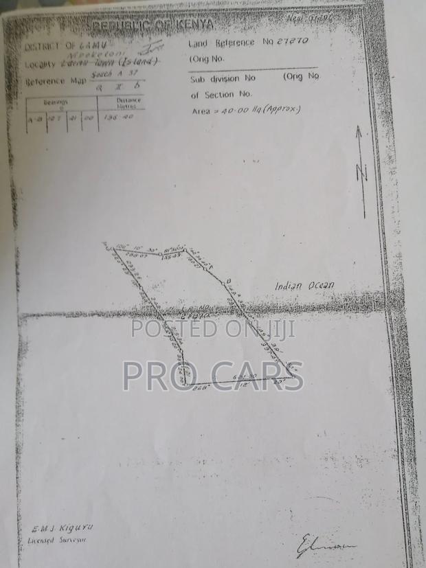 Very Prime 100acres Land In Lamu/ Beachfront