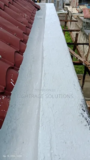 Pu Waterproofing for Concrete Gutters