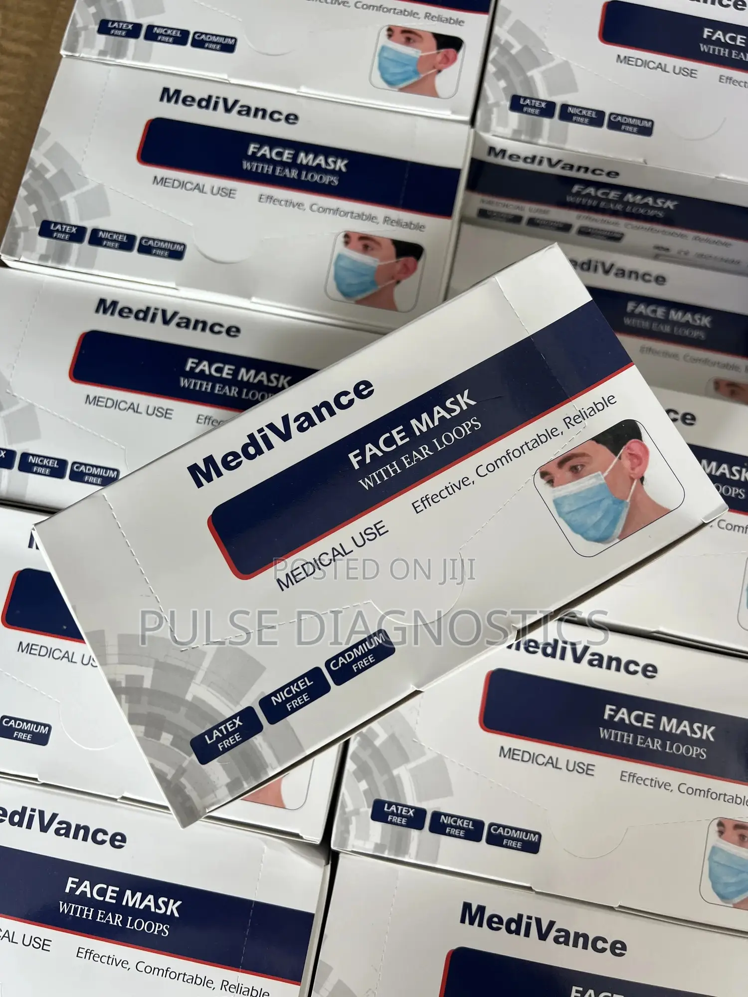 Disposable Face Masks| Comfortable| Latex-Free| Ear Loop Design
