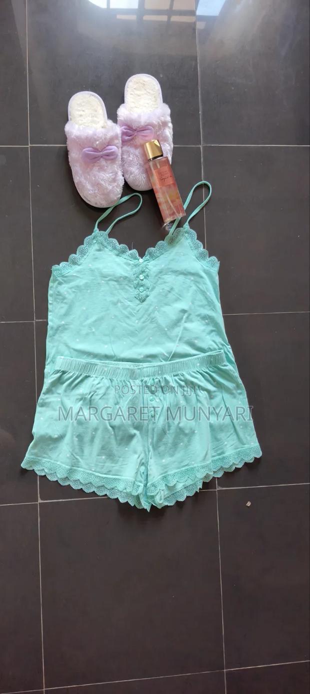 Light Green and Flowed Pajama Wear - main view