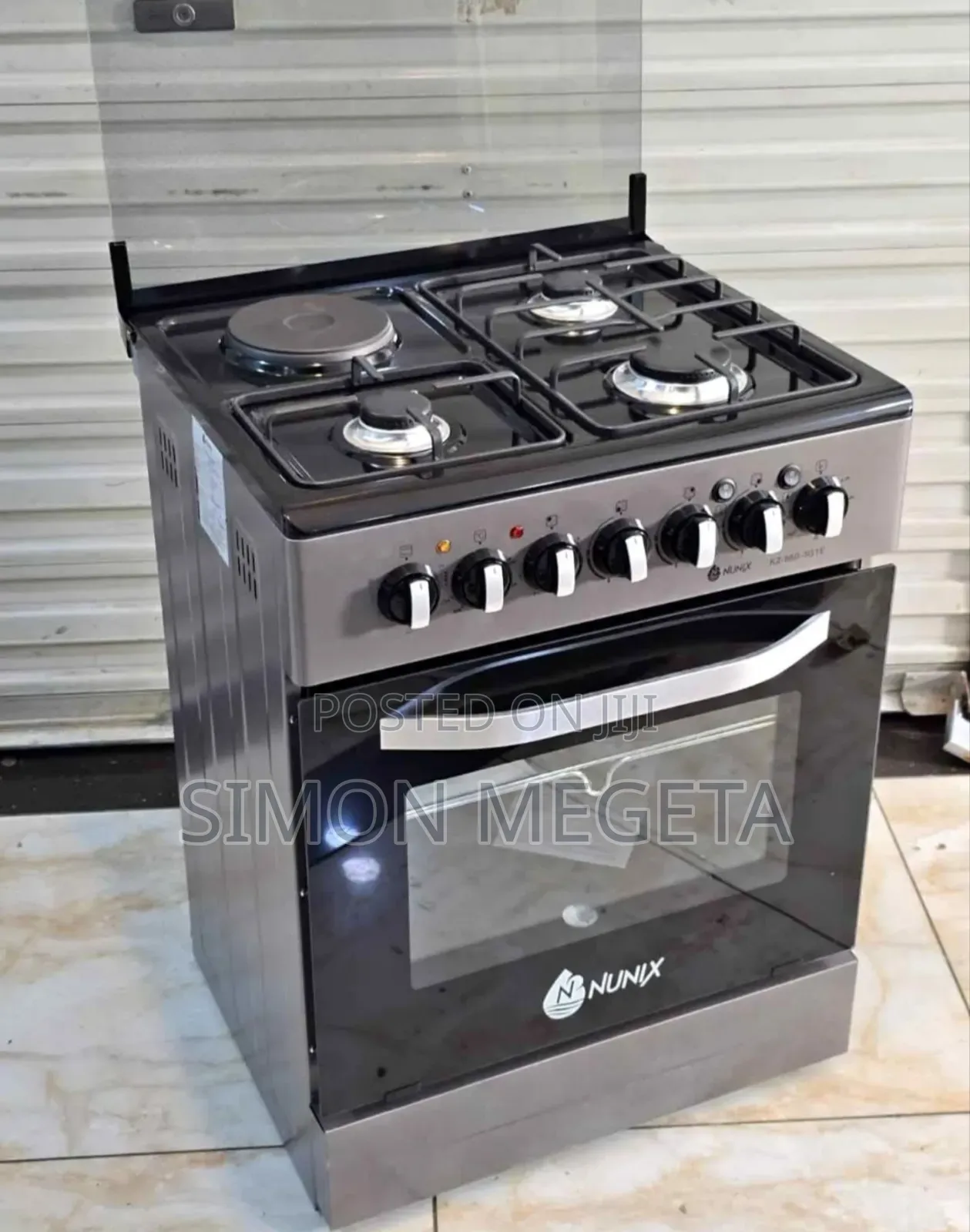 Nunix 60×60 Standing Cooker – Powerful Reliable Kitchen Companion