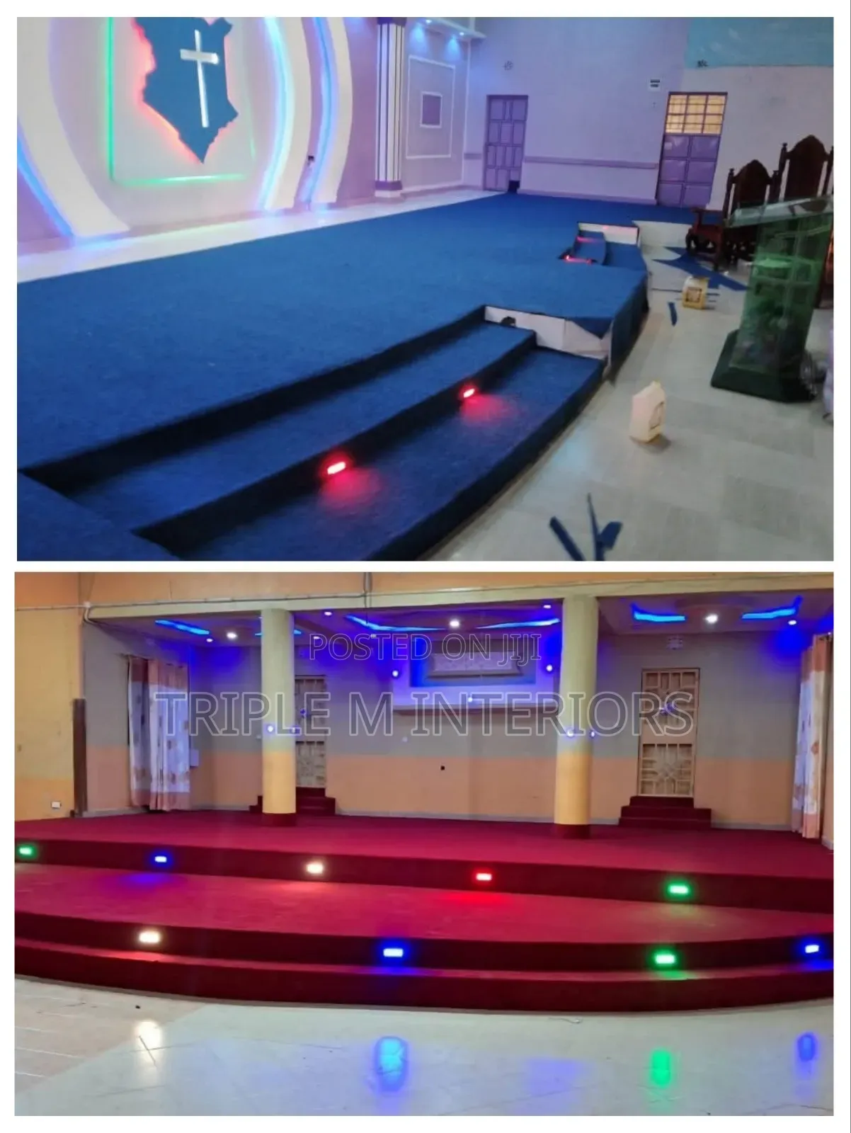 Elegant Sanctuary Carpet for Raised Platforms
