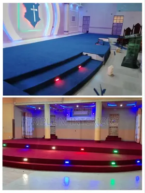 Elegant Sanctuary Carpet for Raised Platforms