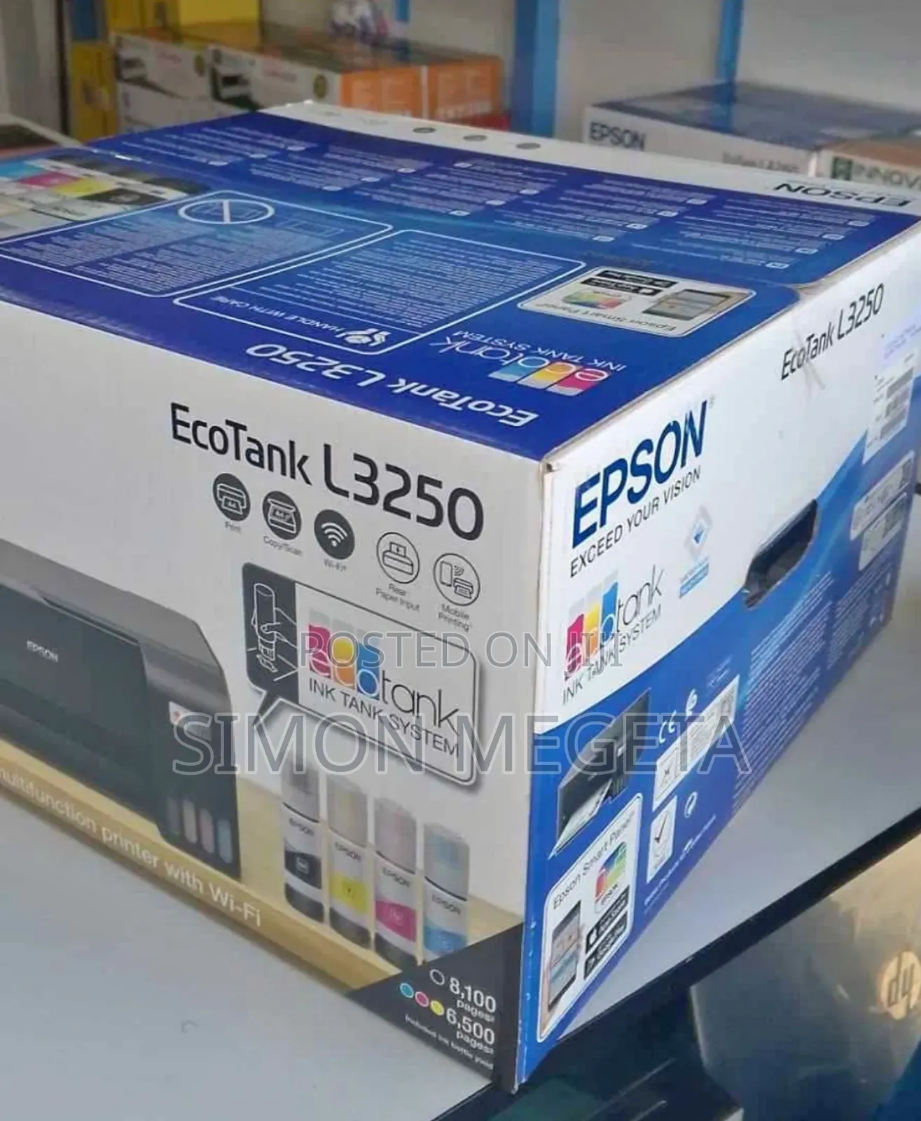 Epson Ecotank L3250 All-in-One Printer – Print, Scan Copy Wifi