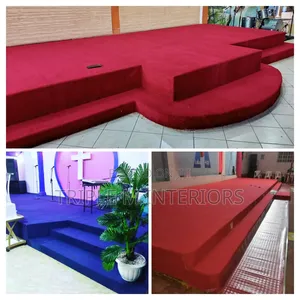 Rich Interior Carpet for Church Elevation