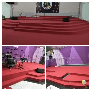Prestige Worship Platform Flooring Solution