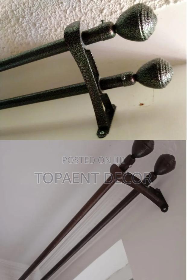 Hardware That Enhances Decor Powder Coated Curtain Rods