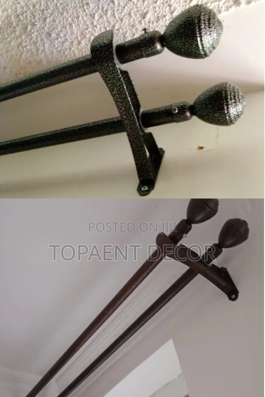 Hardware That Enhances Decor Powder Coated Curtain Rods