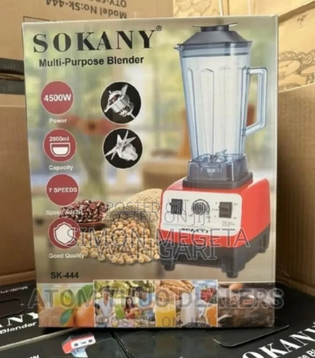 With Grinder. With Warranty Sokanny 2in1 Commercial Blender