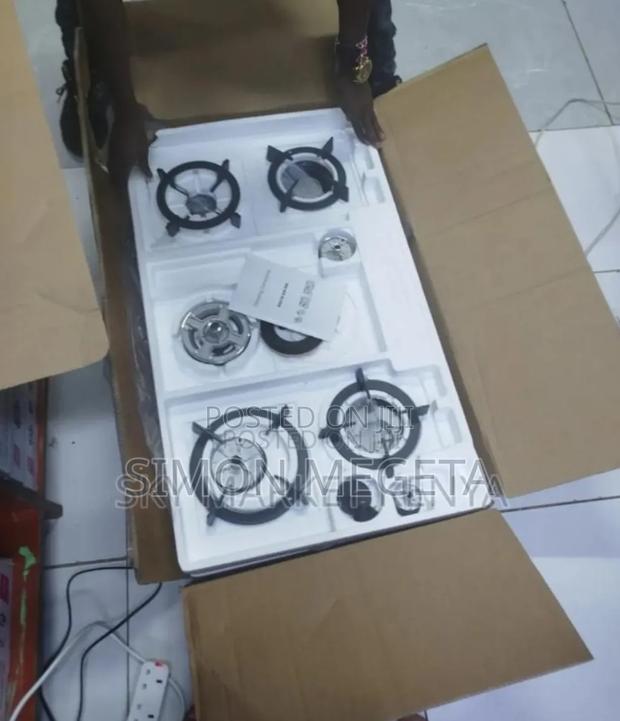Silver Bolesi 5burner in-Built Cooker
