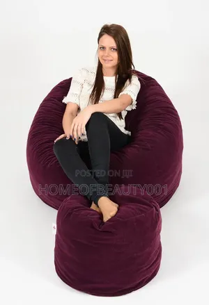 Maroon Beanbag