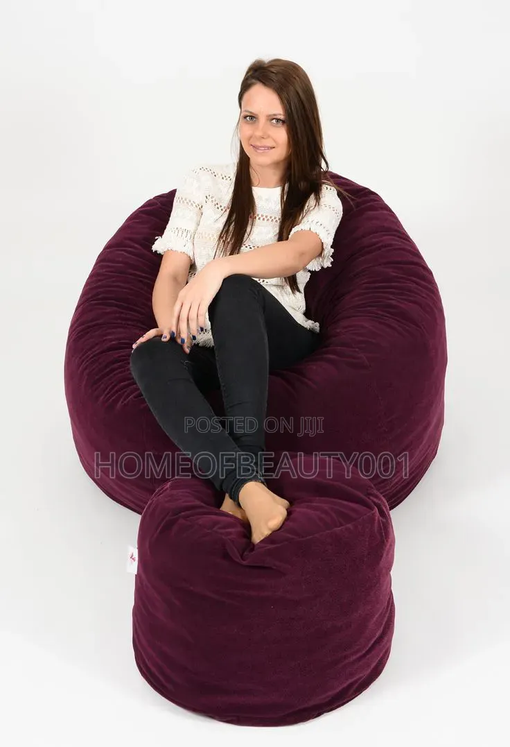 Maroon Beanbag