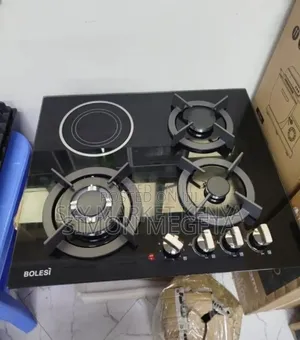 Wok Burner. Bolesi 3burner in-Built Cooker + 1 Infrared Burner. Home