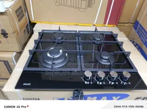 Black New Bolesi 4burner in-Built Cooker