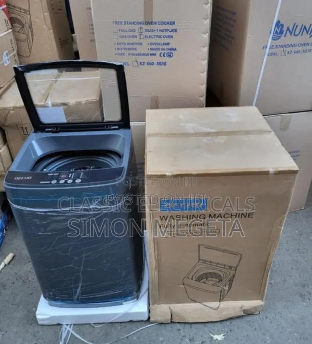 Newly Restocked Decho 8kg Top Load Washing Machine. Full Automatic - main view