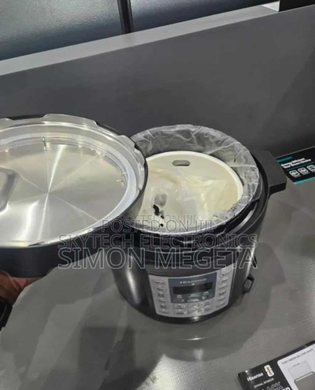 Black New One Hisense 6l Pressure Cooker