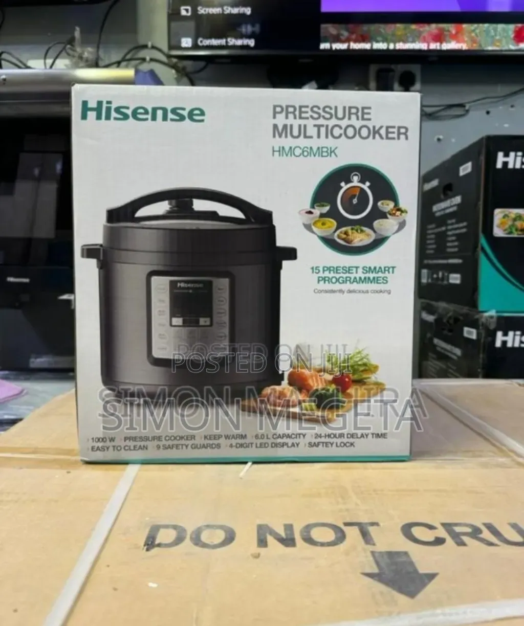 With 14months Warranty Hisense 6l Pressure Cooker
