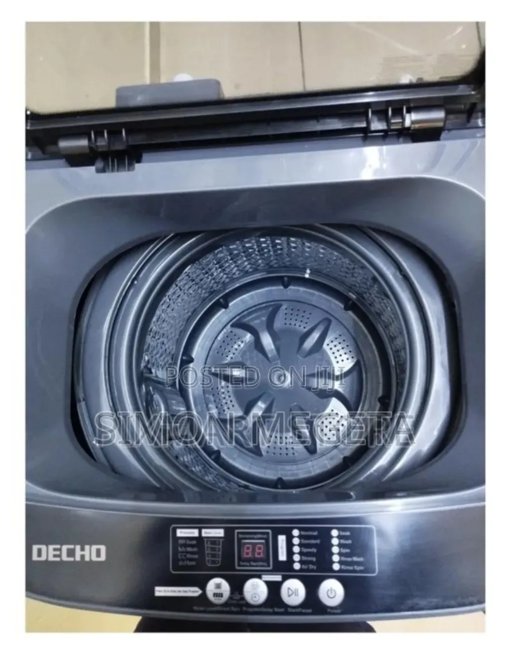Top Loader Decho 12kg Top Load Washing Machine Full Automatic
