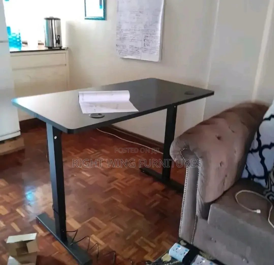 Black Smart Adjustable Office Desk