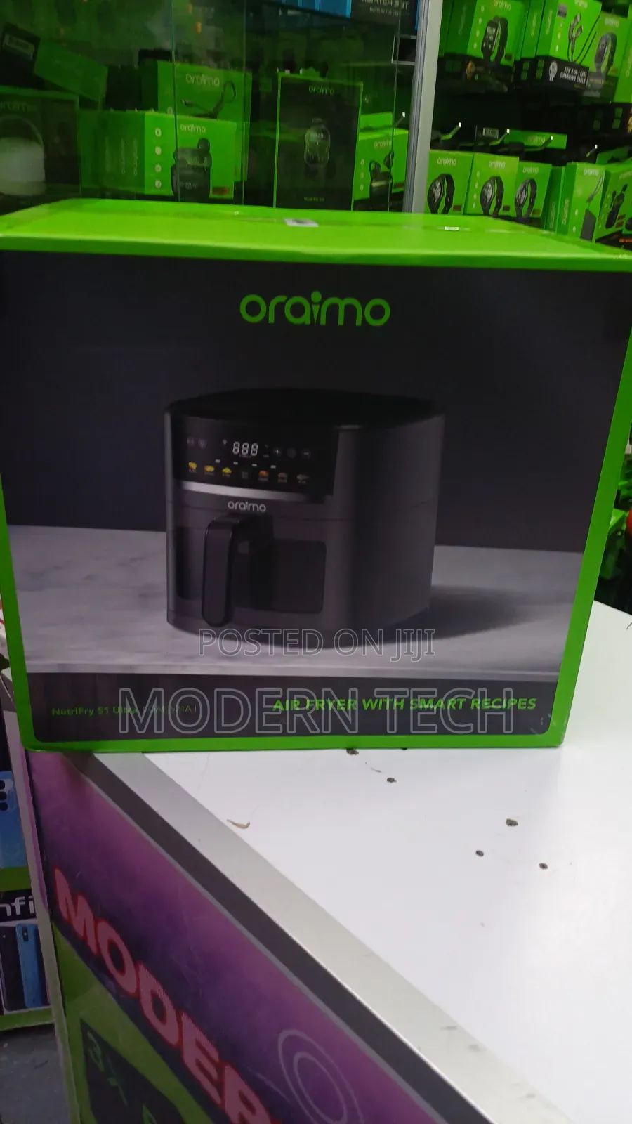 Oraimo Nutrifry S1 Ultra 1500w 6l App Control Touchscreen Air Fryer