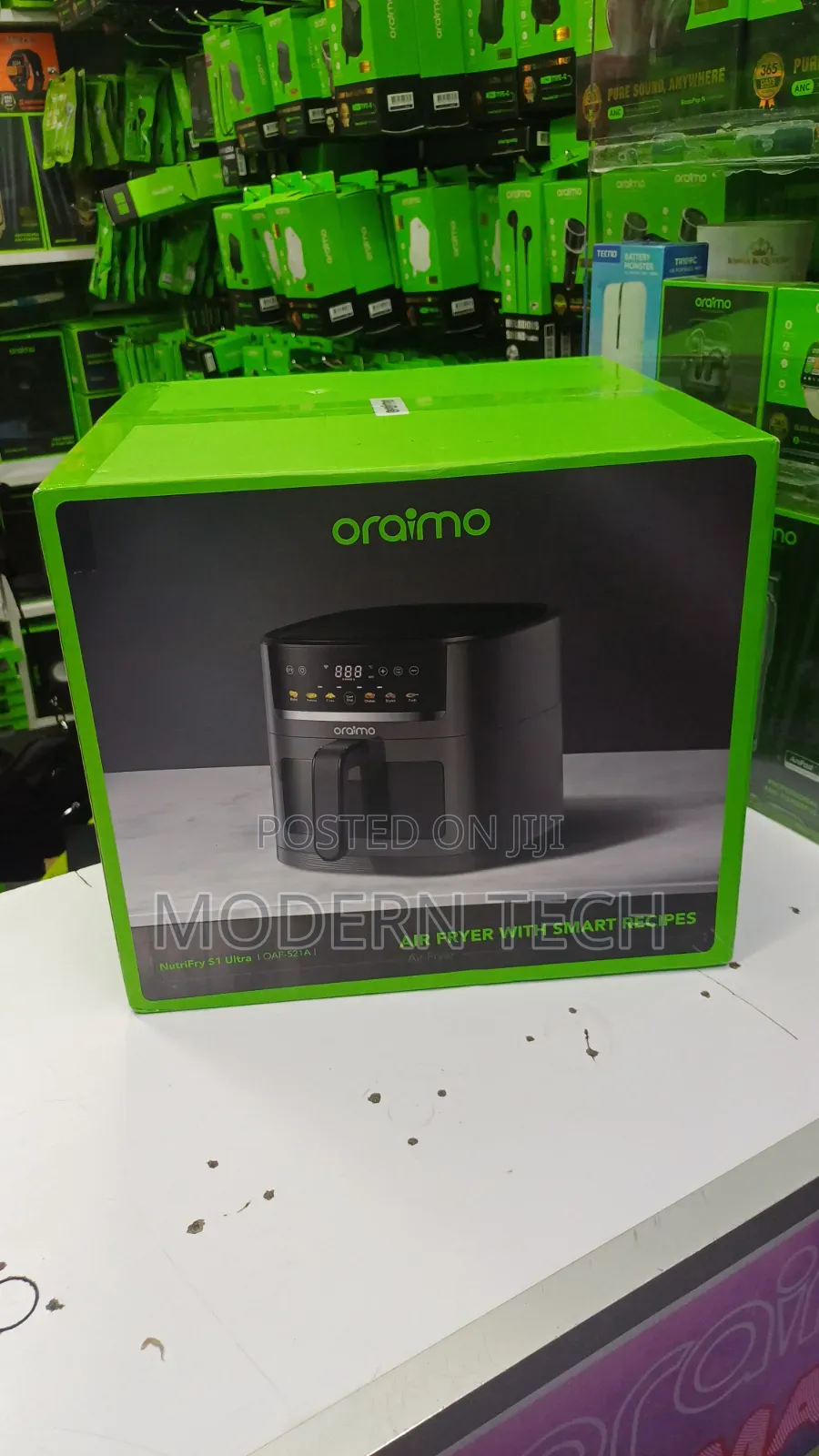 Oraimo Smart Air Fryer 6l – Full Touchscreen, Wifi App Control, 1500w
