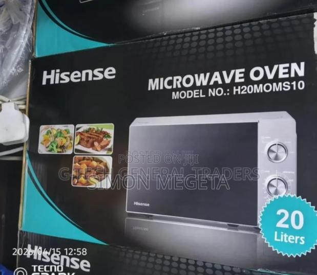 Silver Manual Hisense 20l Manual Microwave
