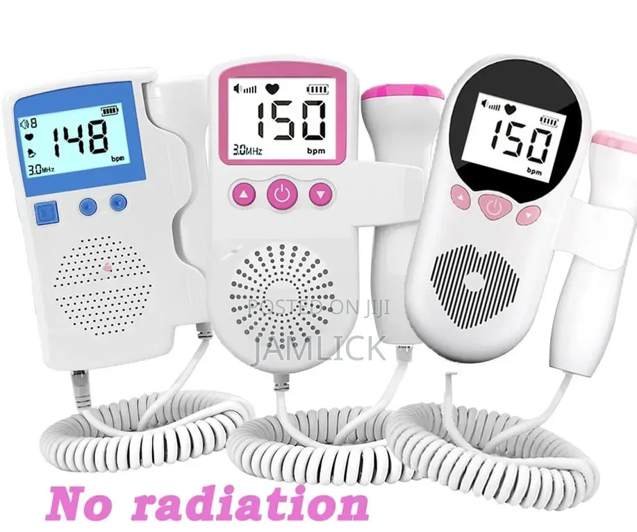 Portable Fetal Doppler – Pregnancy Baby Heart Rate Monitor – Cr