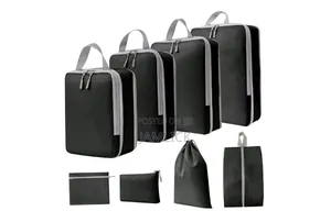 Set of 8 PCS Compressible Packing Travel Storage Bags –Cr