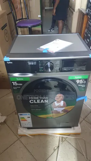Syinix 8kg Wash and Spin Front Load Washing Machine