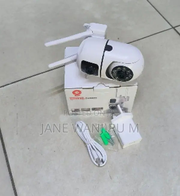 Wall Mounted V380 Bulb Wifi Dual Lens Camera Bulb Color Night Vision