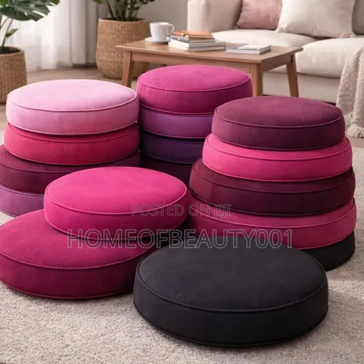 Floor Pillow Cushions Available.