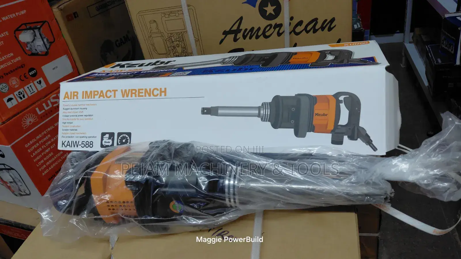 1"Kzubr Kaiw-588 Air Impact Wrench 2800rpm