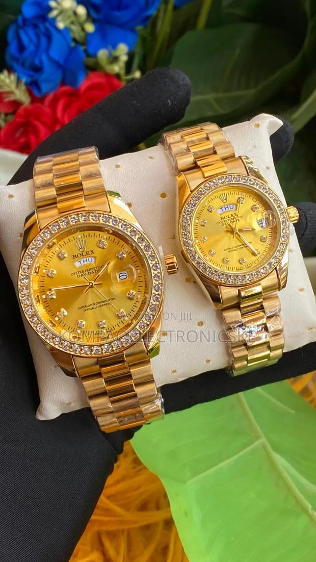 Rolex Iced Out Design Fashion Watches for Couple's Sets