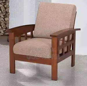 Home Armchair; Fabric Armchair With Solid Wood Frame for Modern Home