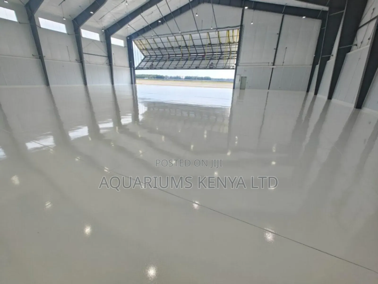 Airport Hangar Epoxy Flooring Aviation-Grade Industrial Floor Systems
