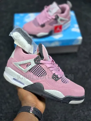 Ladies Air Jordan 4 Retro Orchid Sneakers