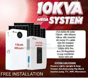 Srne 12kva - 15.36kwh Total Offgrid Apartment, School,Hospital Kit