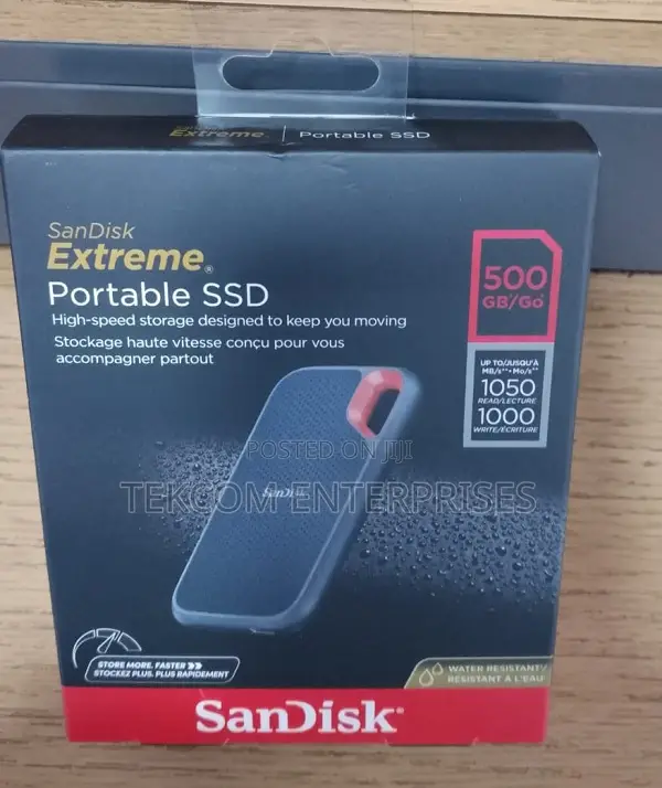 Sandisk E61 500gb Extreme Portable SSD || Sandisk 500gb SSD