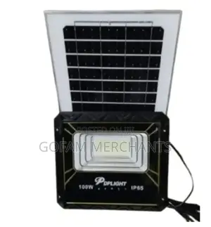 Dp Light 100w Solar Floodlight – Bright Outdoor Lighting