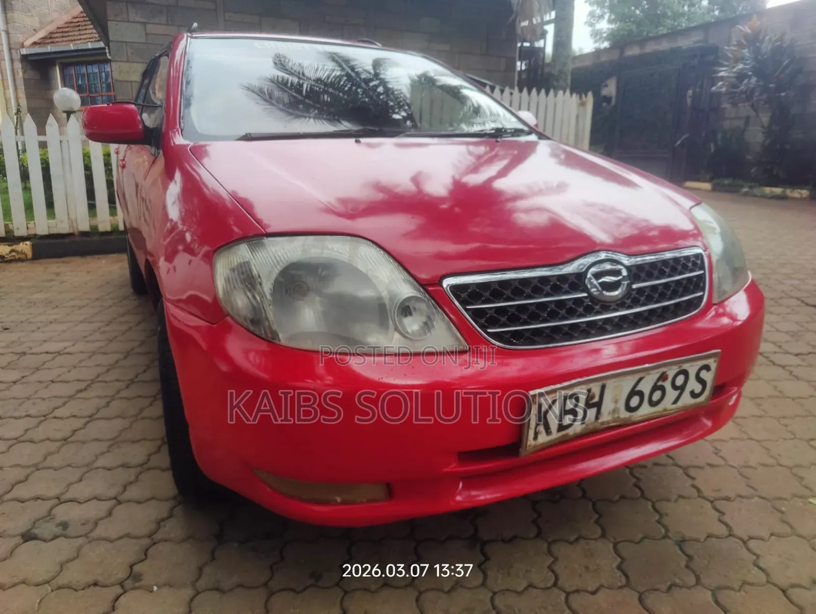 Toyota Corolla Fielder 2002 Red