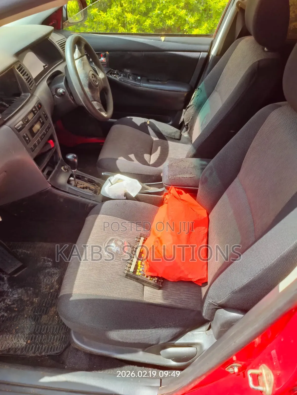 Toyota Corolla Fielder 2002 Red