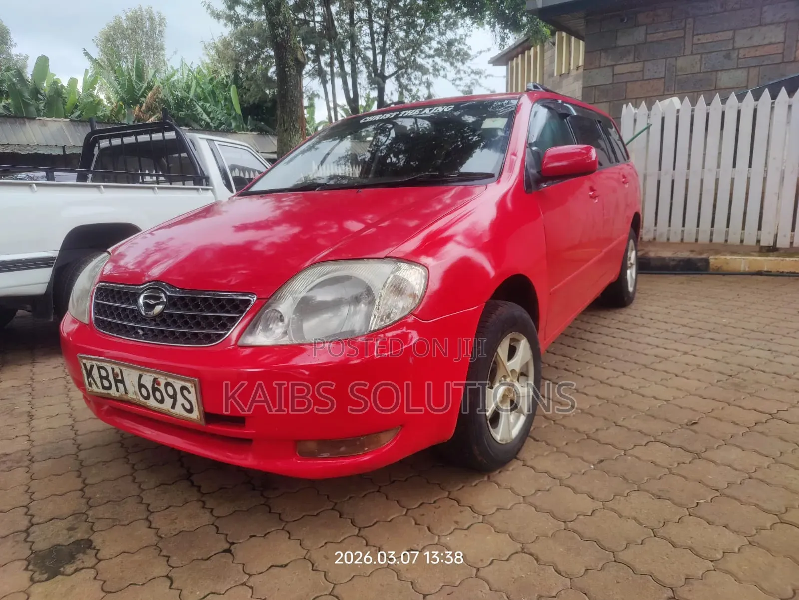 Toyota Corolla Fielder 2002 Red